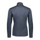 CMP Herren-Knit-Tech-Fleece Mélange Schwarz-Blau 56