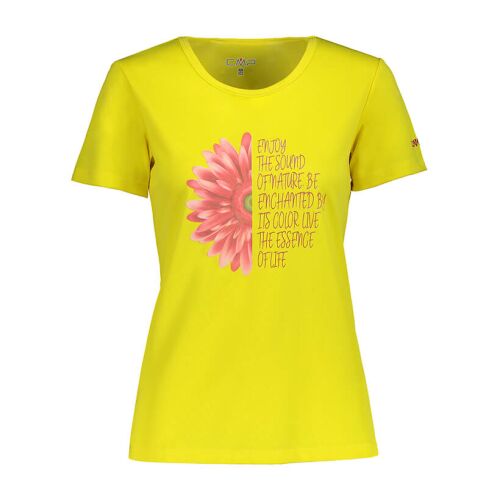 CMP Damen-T-Shirt aus Piquet Lemon 44