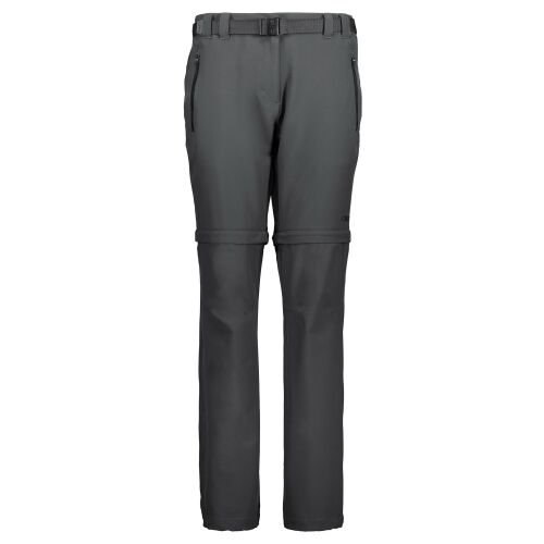 CMP Damen-Zip-Off-Trekkinghose Anthrazit 38