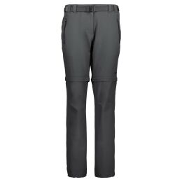 CMP Damen-Zip-Off-Trekkinghose Anthrazit 46