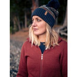 Woolpower Beanie Jamtlann Dunkel Blau