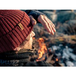 Woolpower Beanie Rib Rost-Rot