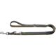 Hunter Verstellbare Führleine Maldon Oliv-Grün/Grau L 200 cm | B 2,0 cm