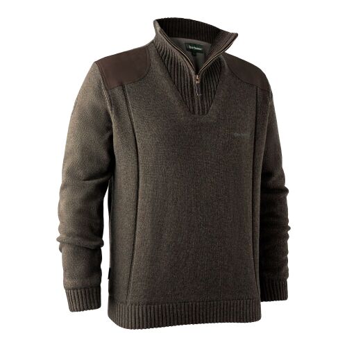 Deerhunter Herren Strickpullover Carlisle mit Stormliner Dark Elm 3XL