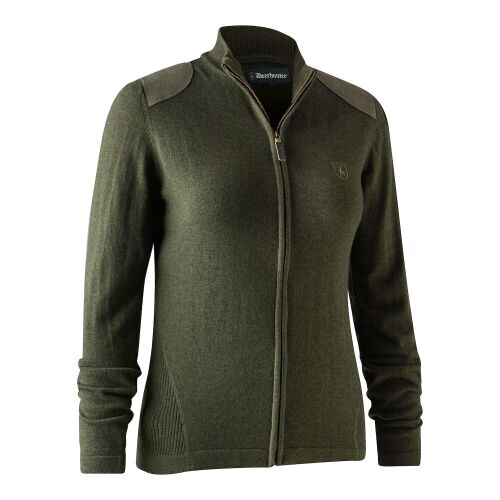 Deerhunter Lady Darlington Strick-Cardigan Green Melange 44