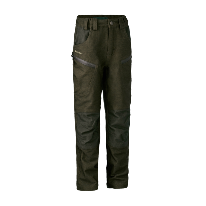 Deerhunter Kinder Hose Chasse Olive Night Melange 140