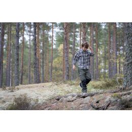 Pinewood Finnveden Kinder Hemd blau/gr&uuml;n 128