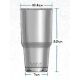 Yeti Trinkbecher Rambler 30 Oz (887 ml)