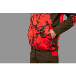 H&auml;rkila Herren Fleecejacke Wildboar Pro Camo AXIS MSP&reg; Wildboar Orange/Shadow Brown