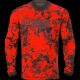 Härkila Herren Langarmshirt Wildboar Pro AXIS MSP® Orange Blaze/Shadow Brown 3XL