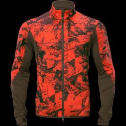 Hrkila Herren Fleecejacke Wildboar Pro Camo AXIS MSP Wildboar Orange/Shadow Brown L