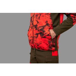 Hrkila Herren Fleecejacke Wildboar Pro Camo AXIS MSP Wildboar Orange/Shadow Brown L