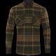 Härkila Herren Flanellhemd Pajala Grün/Braun L