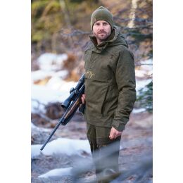 Blaser Herren Anorak Einar Olive Melange-Black XXL