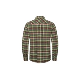 Blaser Herren Funktionshemd Charles Oliv-Rot Kariert XL