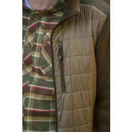Blaser Herren Funktionshemd Charles Oliv-Rot Kariert XL