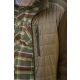 Blaser Herren Funktionshemd Charles Oliv-Rot Kariert XL