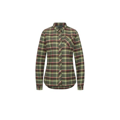 Blaser Damen Bluse Charlotte Oliv/Rot Kariert 36