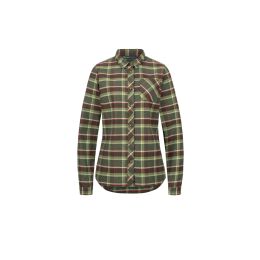 Blaser Damen Bluse Charlotte Oliv/Rot Kariert 36
