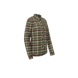 Blaser Damen Bluse Charlotte Oliv/Rot Kariert 36