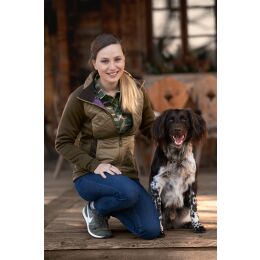 Blaser Damen Bluse Charlotte Oliv/Rot Kariert 36