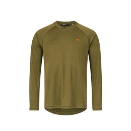 Blaser Herren Funktions-Langarmshirt 21 Dunkel Oliv XXL
