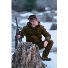 Blaser Herren Hose Suede Marlon Dunkel Braun 52