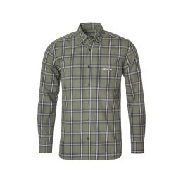 Chevalier Herren Flanellhemd Bear Tree Green Checked XL