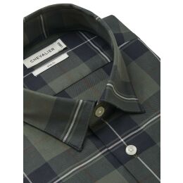Chevalier Herrem Hemd Limefield Chevalier Check Dark M
