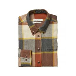 Chevalier Damen Flanellbluse Deer Red Pear Checked 40