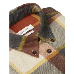 Chevalier Damen Flanellbluse Deer Red Pear Checked 40