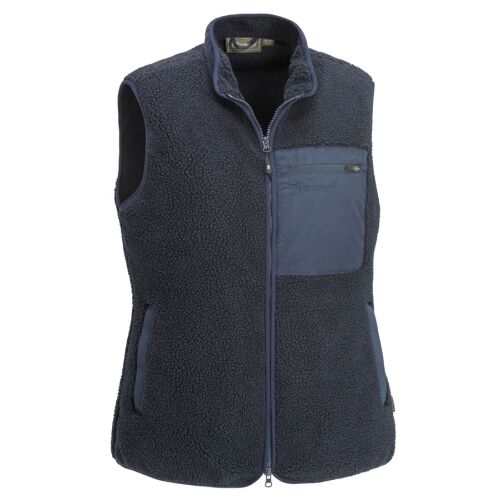 Pinewood Damen Weste Pile Dark Navy