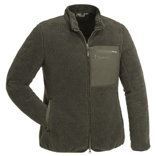 Pinewood Damen Jacke Pile Dark Green