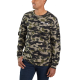 Carhartt Herren Langarmshirt Workwear Grapihc L/S Black Blind Duck Camo