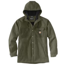 Carhartt Herren Kapuzen-Shirtjacke Wind &amp; Rain Bonded