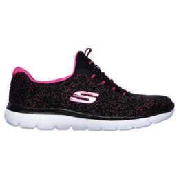 Skechers Damen Sneaker Summits Lovely Sky Schwarz/Pink