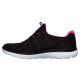 Skechers Damen Sneaker Summits Lovely Sky Schwarz/Pink