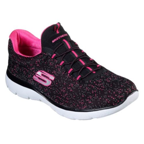 Skechers Damen Sneaker Summits Lovely Sky Schwarz/Pink 37