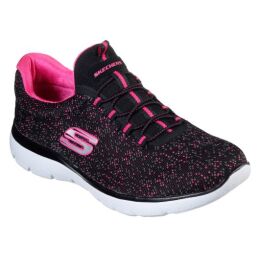 Skechers Damen Sneaker Summits Lovely Sky Schwarz/Pink 37