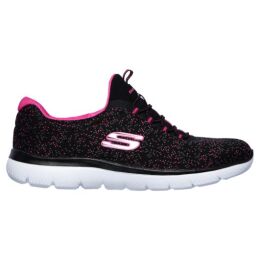 Skechers Damen Sneaker Summits Lovely Sky Schwarz/Pink 37