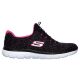 Skechers Damen Sneaker Summits Lovely Sky Schwarz/Pink 37