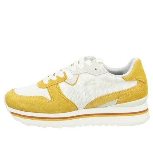 Camel Active Damen Sneaker Fog Gelb/off Weiß 41