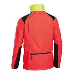 PSS X-treme Herren Hybrid-Schlupfjacke Neonrot/Neongelb L