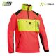 PSS X-treme Herren Hybrid-Schlupfjacke Neonrot/Neongelb L