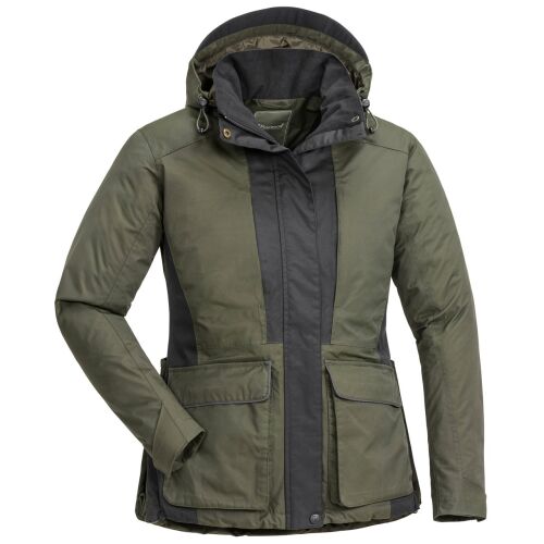Pinewood Damen Jacke Dog Sports 2.0 Moosgrün/Schwarz XL