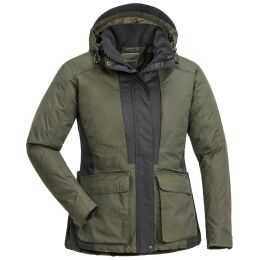 Pinewood Damen Jacke Dog Sports 2.0 Moosgr&uuml;n/Schwarz XL