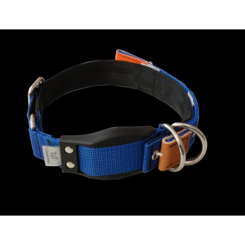 WowWow Hundehalsband mit integrierter Leine Blau