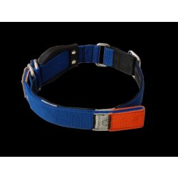 WowWow Hundehalsband mit integrierter Leine Blau 46-66 cm Halsumfang