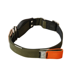 WowWow Hundehalsband mit integrierter Leine Khaki