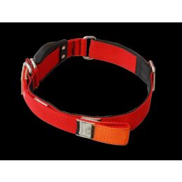 WowWow Hundehalsband mit integrierter Leine Rot